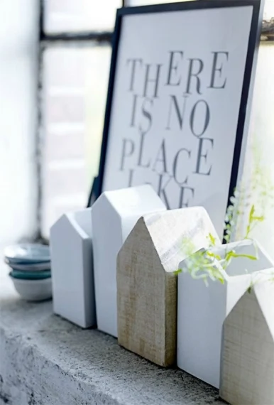 1. Wooden nature house ornament, ?23.50, Debenhams