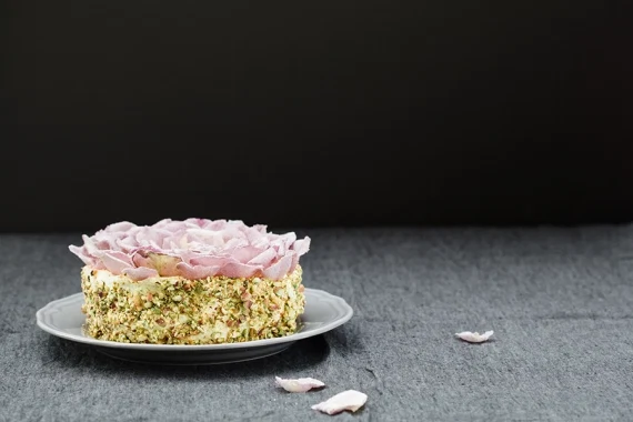 Rose Petal Mother's Day Cake