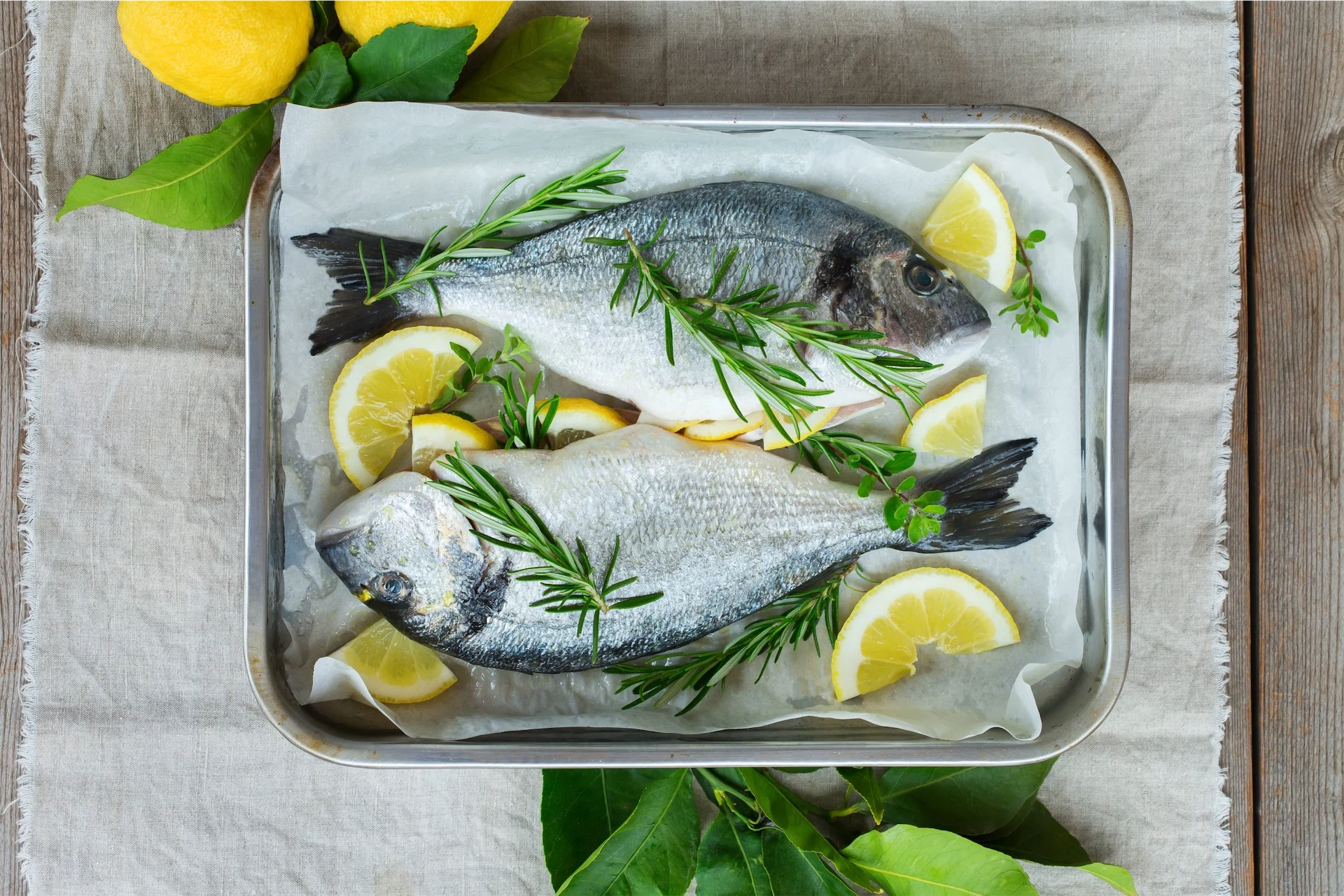 Supper Club: Lemony baked whole sea bream