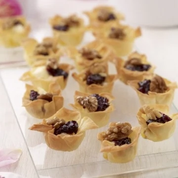 Brie & Blackcurrant Tartlets