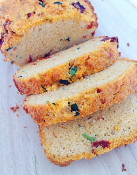 Paleo Sun Dried Tomato & Basil Bread Paleo Sun Dried Tomato & Basil Bread