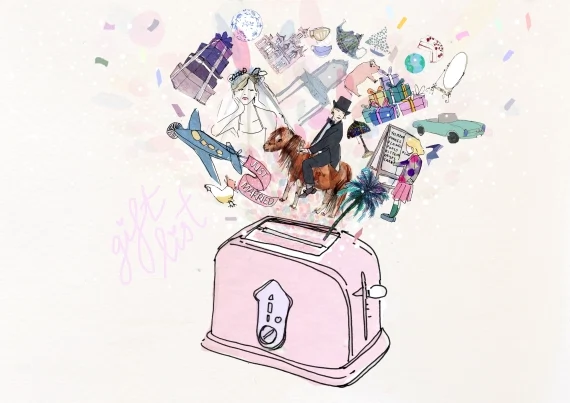 Illustration of a toaster.