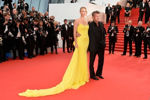 Charlize Theron Stuns in Yellow Dior