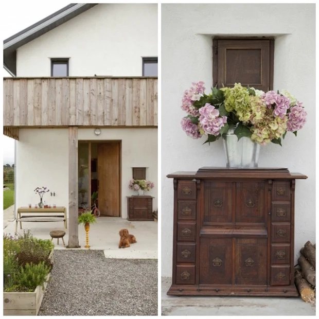 This eco-house in Carlow has a west-facing porch made of larch. From Image Interiors & Living magazine.