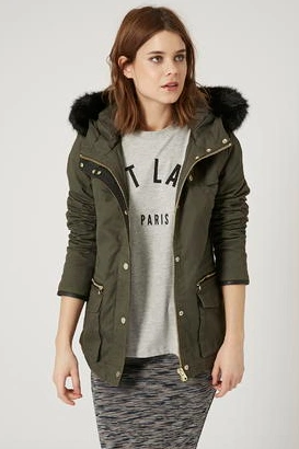 topshop parka