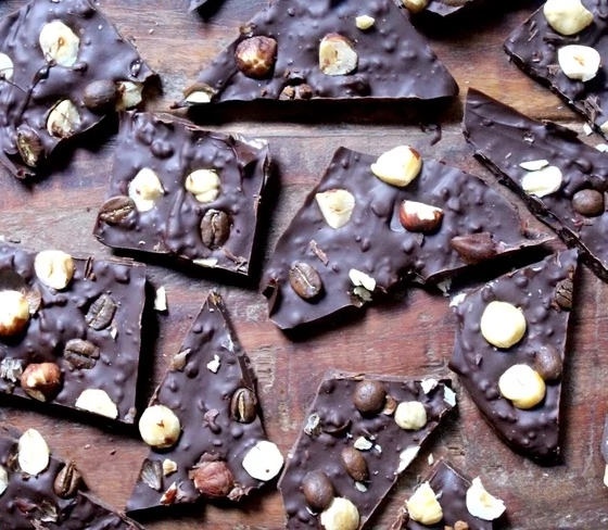 Recipe: Hazelnut Coffee Bark