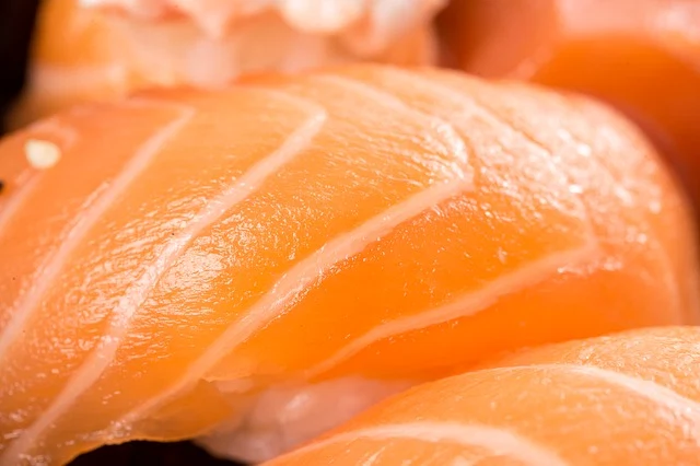 raw salmon
