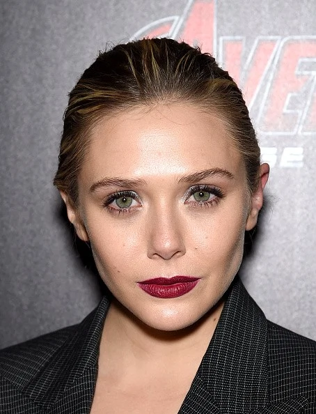 Elizabeth Olsen attend The Cinema Society & Audi screening of Marvel's "Avengers: Age of Ultron" on April 28, 2015 in New York City.