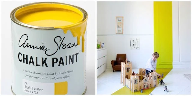 Annie Sloan chalk paint in English yellow - Living room updates on Image.ie