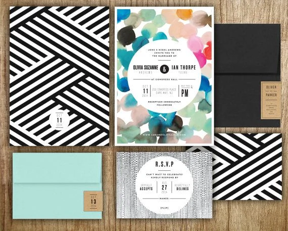 Contemporary Invitation Ideas