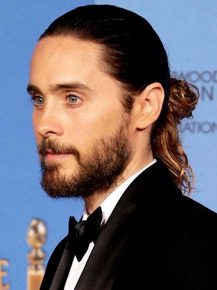 Jared Leto brought the 'man bun' back into fashion. 