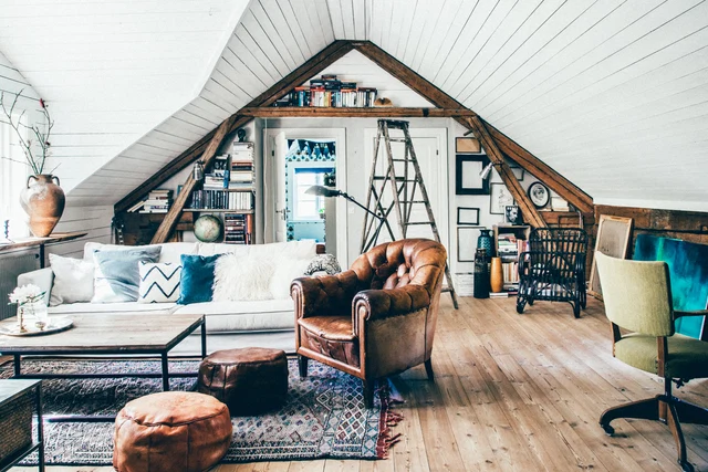 Image via Lovely Life blog. Interiors Pinspiration: Adorable Attic Living Rooms - Image Interiors & Living 