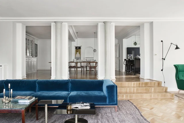 Pinspiration: Spotlight on the Blue Sofa | Image Interiors and Living. Photo by Natalia S?nchez Echevarria.