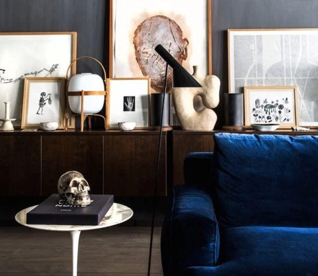 Pinspiration: Spotlight on the Blue Sofa | Image Interiors and Living. Photo by Felix Forest.