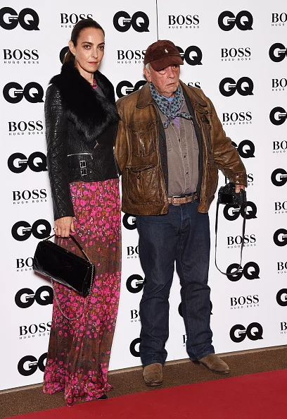 LONDON, ENGLAND - SEPTEMBER 08:  David Bailey and Catherine Bailey attend the GQ Men Of The Year Awards at The Royal Opera House on September 8, 2015 in London, England.  (Photo by Gareth Cattermole/Getty Images)