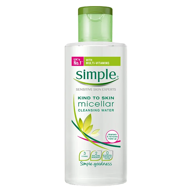 Simple Kind To Skin Micellar Cleansing Water, €5.99