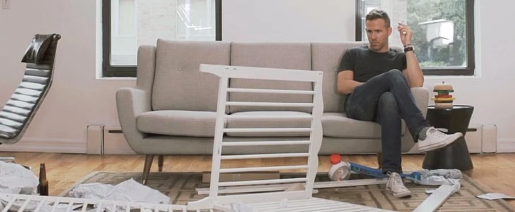 Watch: Ryan Reynolds Loses Mind Assembling IKEA Furniture