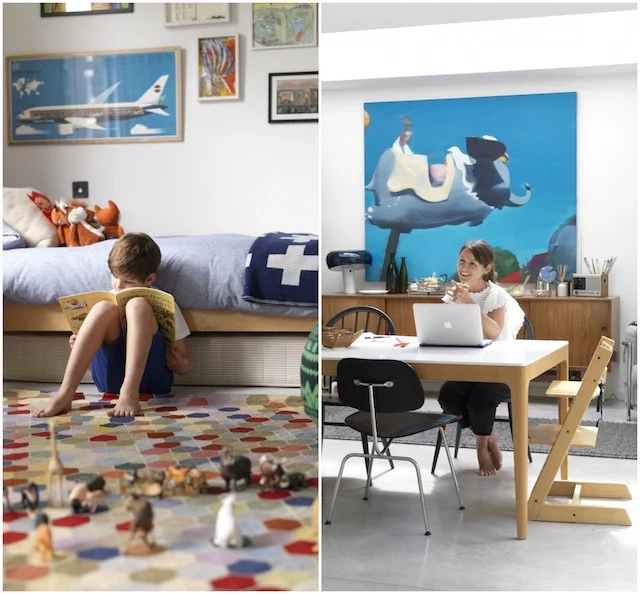 What starts out as a studio can become a bedroom for a growing boy; a den and an office can combine; spaces can evolve. They ?grow up? with their inhabitants, without major redecorating required.