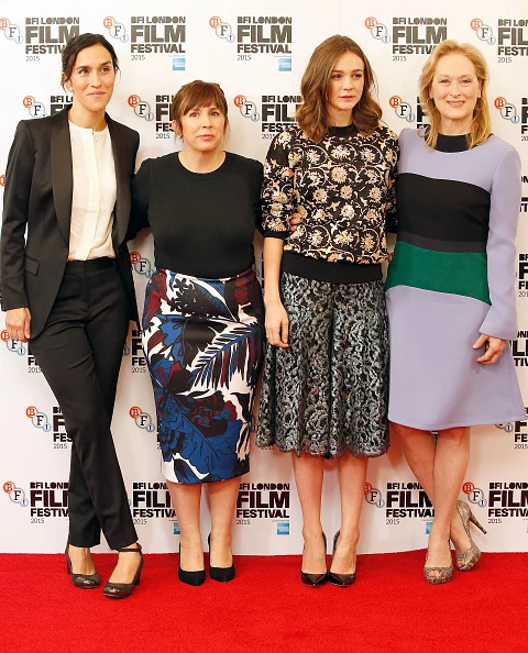 Abi morgan attends the "Suffragette" photocall during the BFI London Film Festival at The Lanesborough Hotel on October 7, 2015 in London, England.