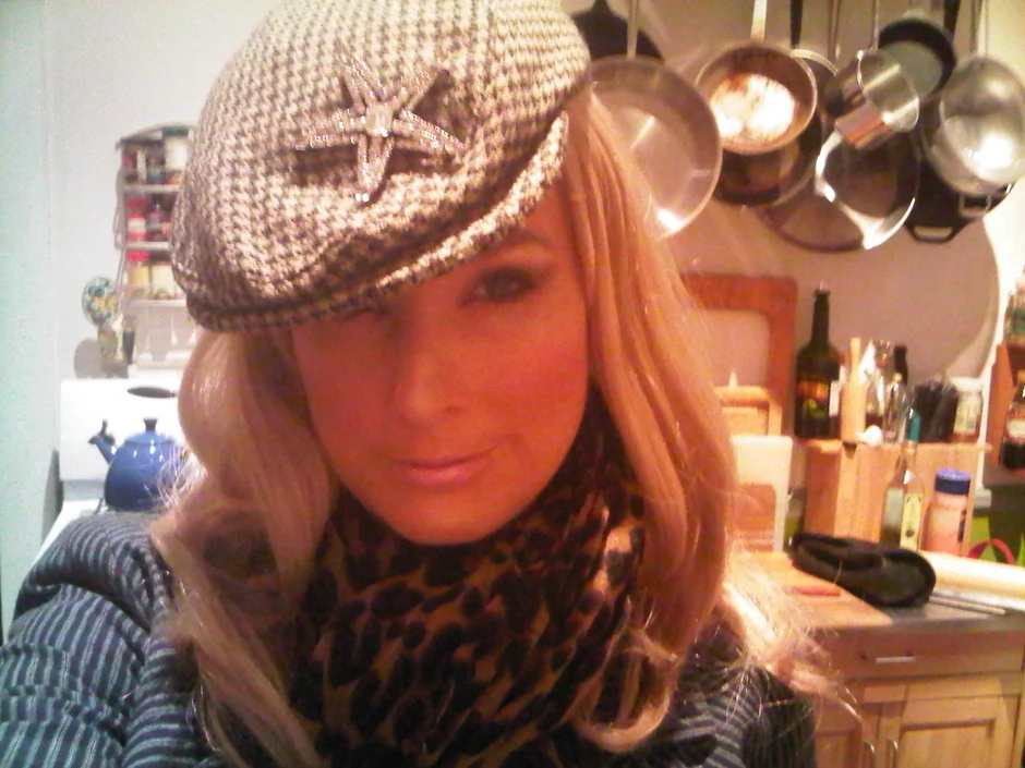 Dita sporting her 'natural' make-up