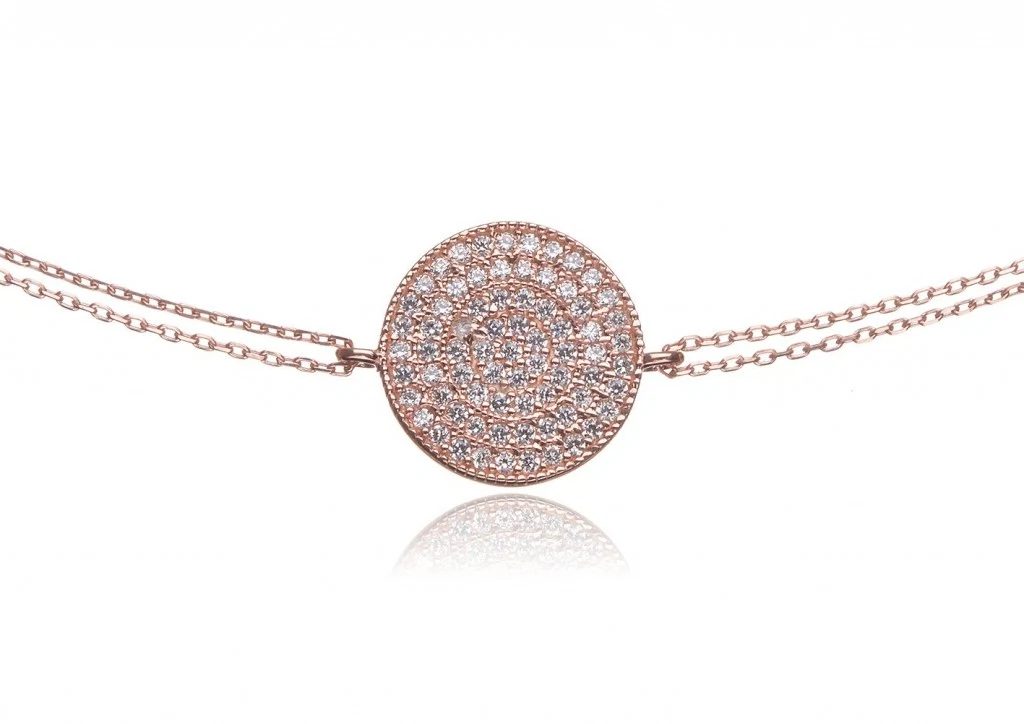 Emma's Favourite: Pave Disc Bracelet by Brilliant Inc.