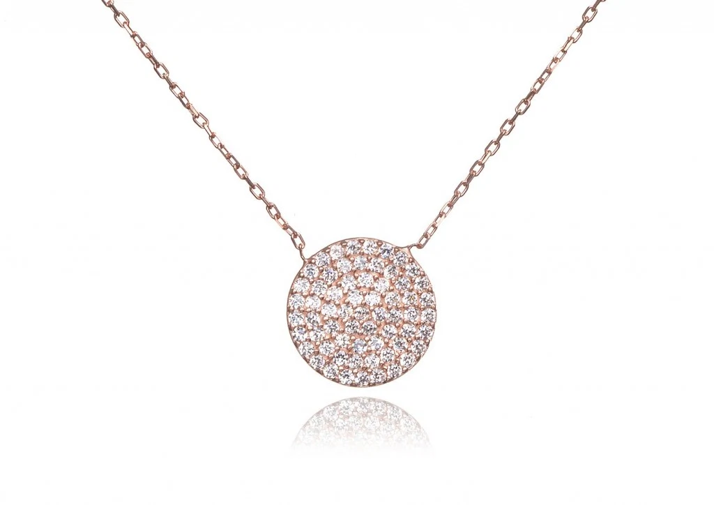 Emma's Favourite: The Pave Disc Necklace by Brilliant Inc.