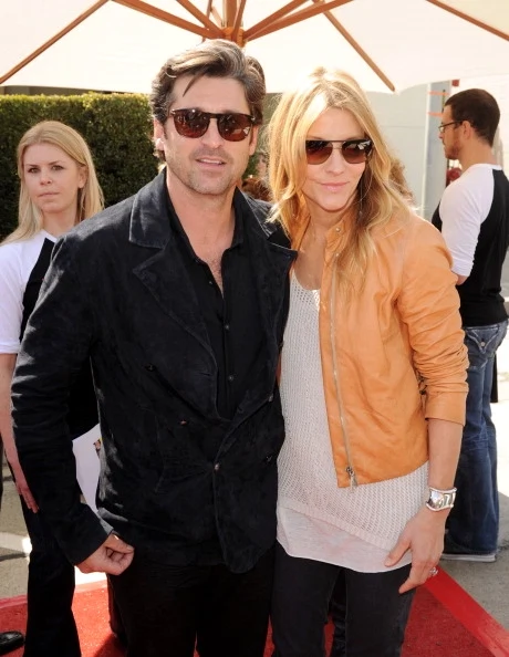 WEST HOLLYWOOD, CA - MARCH 13: Actors Patrick Dempsey (L) and his wife Jillian Dempsey arrive at John Varvatos' 8th Annual Stuart House Benefit at the John Varvatos Boutique on March 13, 2011 in West Hollywood, California. (Photo by Kevin Winter/Getty Images)
