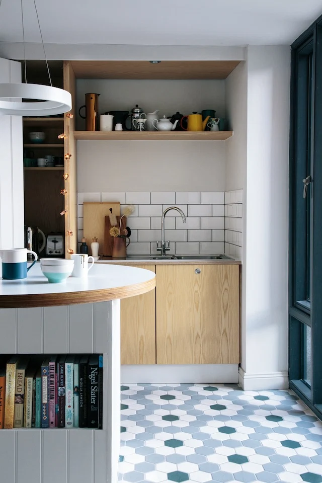 From our November-December issue; John Adams, owner of Industry's kitchen in his mid-terrace redbrick in Dublin 9. Photography by Doreen Kilfeather.