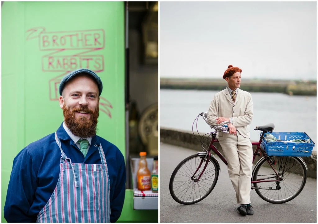Two of the stars of our Gourmet Galway food special: Eoin Coyle of Brother Rabbits Food and Daniel Rosen of BoyChik Doughnuts. Photography: Nathalie Marquez Courtney.