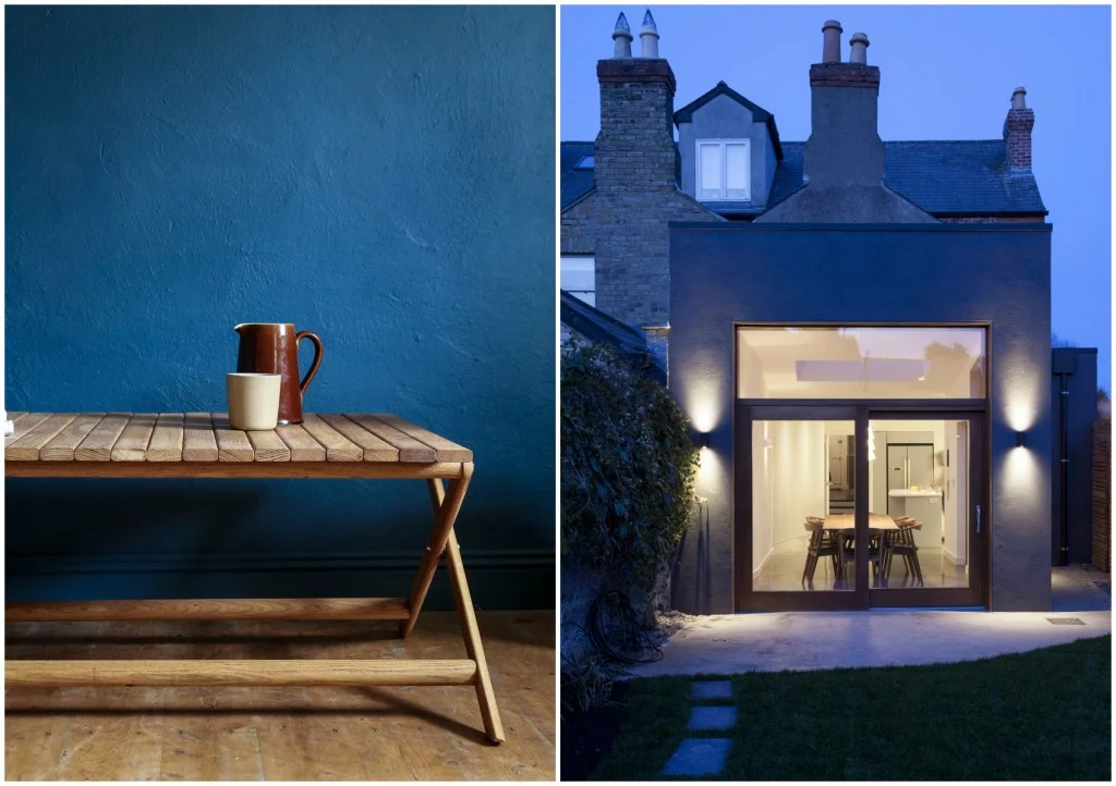 A covetable table by Irish design superstars Superfolk; a delectable Dublin extension by Anima Architects (image: Alice Clancy).