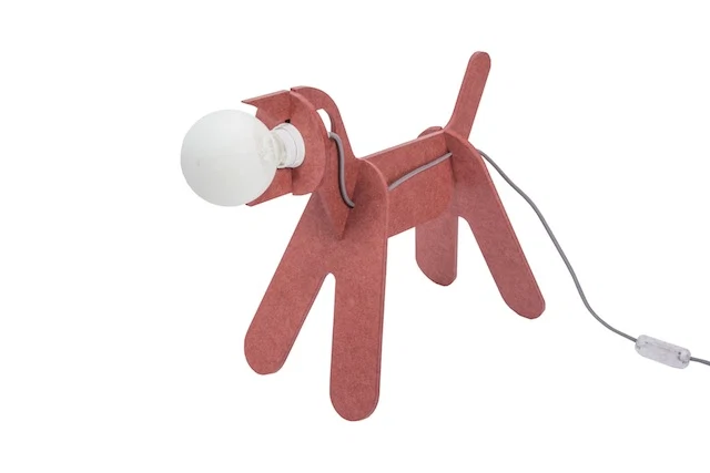 Chien lamp in red, CA Design