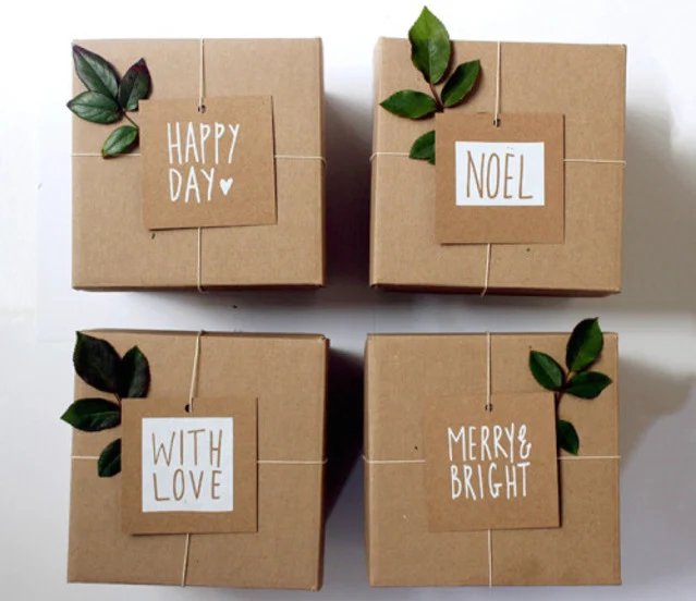 Interiors Pinspiration: Festive Wrapping with Foliage