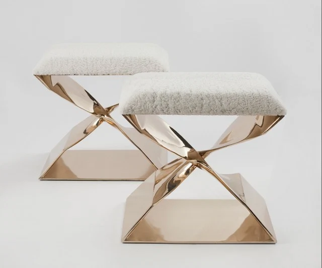 Carol Egan's stools at Maison Gerard