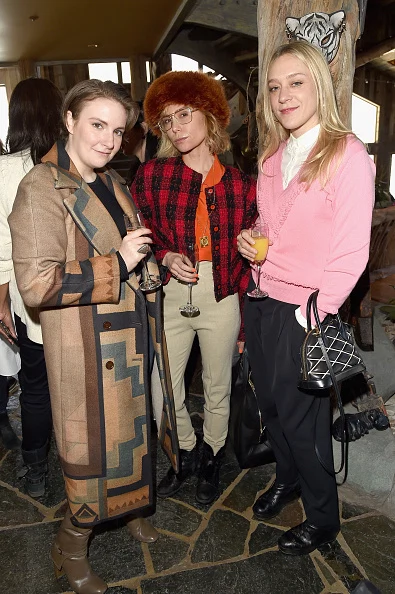 PARK CITY, UT - JANUARY 26: (L-R) Lena Dunham, Lily Baldwin and Chloe Sevigny attend Glamour's Women Rewriting Hollywood Lunch at Sundance Hosted By Lena Dunham, Jenni Konner and Cindi Leive on January 26, 2016 in Park City, Utah. (Photo by Jason Merritt/Getty Images for Glamour)