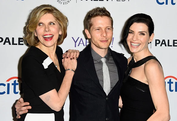 HOLLYWOOD, CA - MARCH 07: Actors Christine Baranski, Matt Czuchry, Julianna Margullies arrive at The Paley Center For Media's 32nd Annual PALEYFEST LA - "The Good Wife" at Dolby Theatre on March 7, 2015 in Hollywood, California. (Photo by Frazer Harrison/Getty Images)