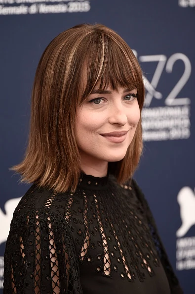 VENICE, ITALY - SEPTEMBER 04: Dakota Johnson attends a photocall for 'Black Mass' during the 72nd Venice Film Festival at Palazzo del Casino on September 4, 2015 in Venice, Italy. (Photo by Ian Gavan/Getty Images)