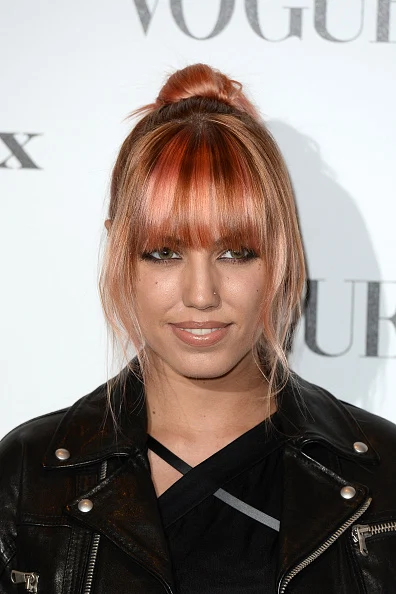 LONDON, ENGLAND - FEBRUARY 09: Amber Le Bon attends at Vogue 100: A Century Of Style at the National Portrait Gallery on February 9, 2016 in London, England. (Photo by Jeff Spicer/Getty Images)