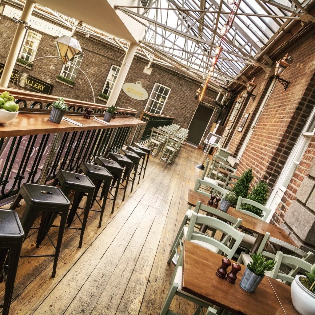 Powerscourt Townhouse Centre - Counter Culture Restaurant on 2nd floor balcony 1