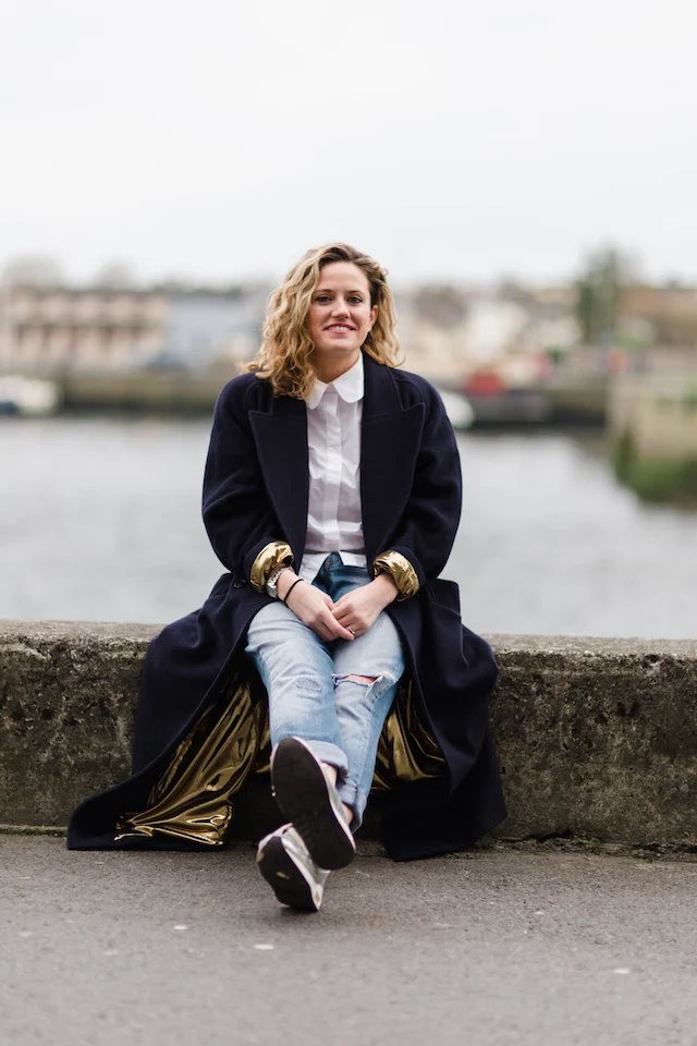 Sheena Dignam of Galway Food Tours at The Long Walk. Image: Nathalie Marquez Courtney