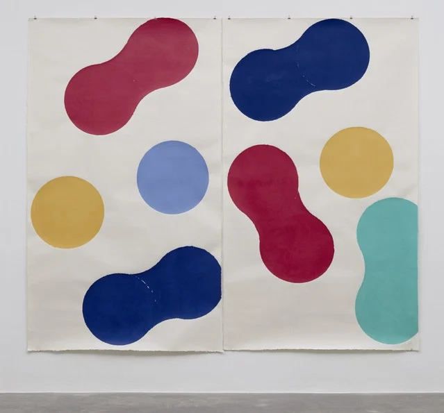 The Abstract Artist We're Emulating this Spring/Summer | Richard Gorman's Iwano Series II, 2015. 275 x 320 cm