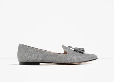 Zara embossed slipper €19.99