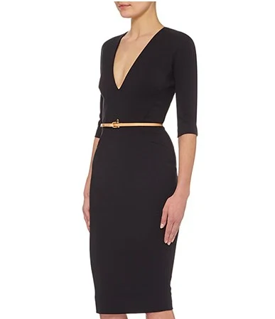 VICTORIA BECKHAM Fitted V-Neck Dress €1335.00, BTs