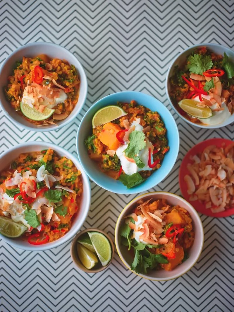 What To Eat Tonight: Elly Pear’s Sweet Potato, Lentil, Kale And Coconut Curry