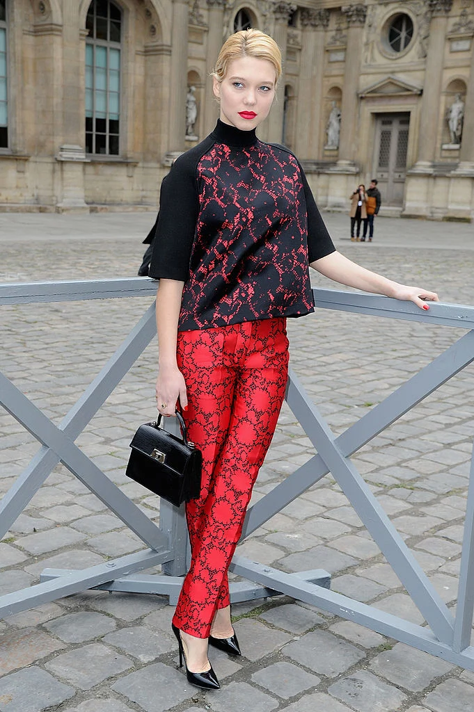 PARIS, FRANCE - MARCH 06: Lea Seydoux attends the Louis Vuitton Fall/Winter 2013 Ready-to-Wear show as part of Paris Fashion Week on March 6, 2013 in Paris, France. (Photo by Pascal Le Segretain/Getty Images)