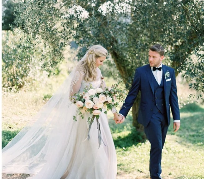 Real Wedding: A Beautiful, Idyllic Day In A Roman Villa Real Wedding: A Beautiful, Idyllic Day In A Roman Villa