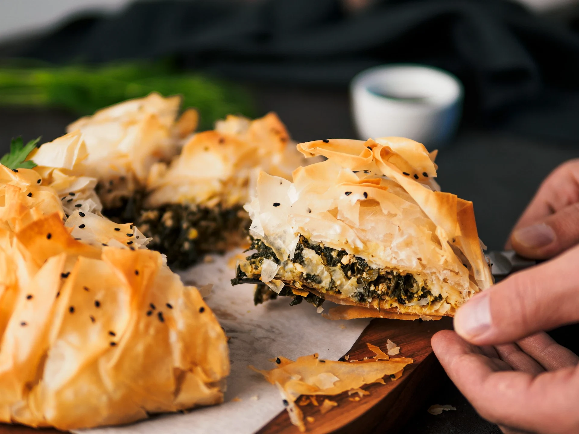 Supper Club: Spanakopita, also known as spinach pie Supper Club: Spanakopita, also known as spinach pie