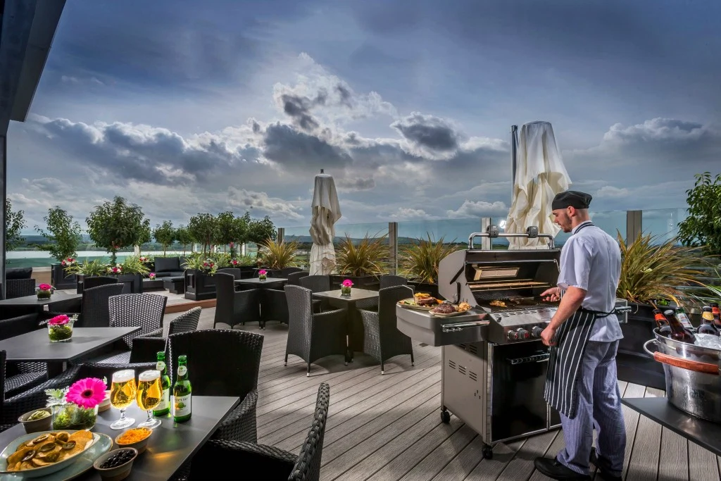 Roof Top Garden at the Loughrea Hotel and Spa