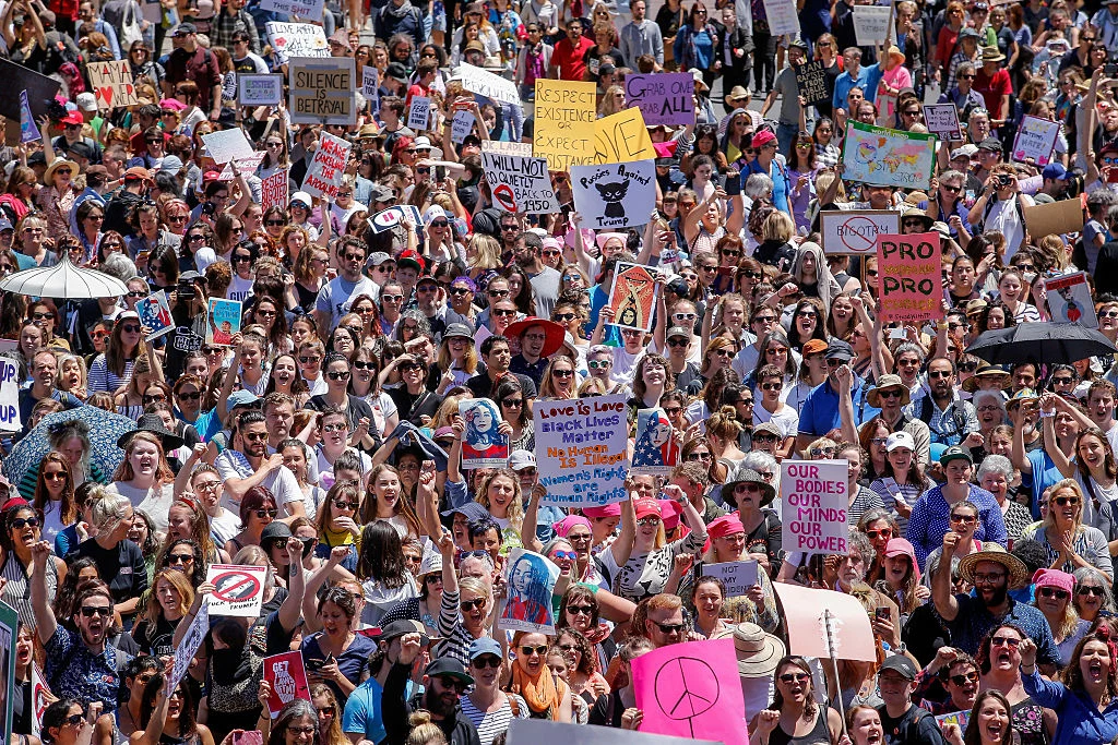 Australians Take Part In Women's Marches To Protest Trump Inauguration TBC