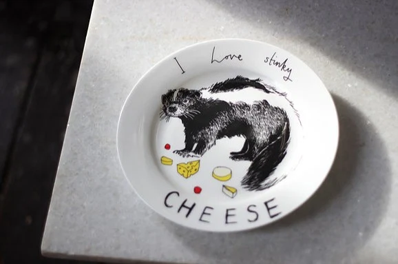 stinky cheese plate april and the bear