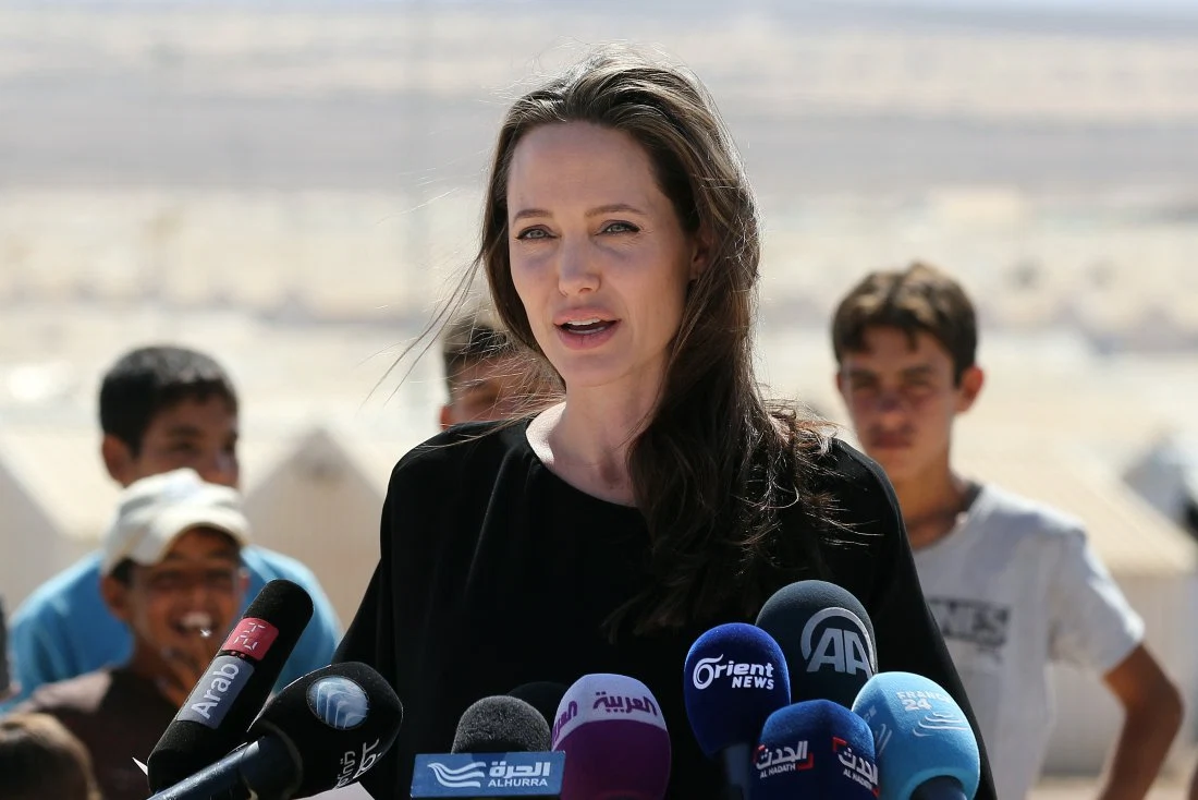 Angelina Jolie Takes On Donald Trump
